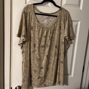Khaki St. John's Bay Shirt, 3X